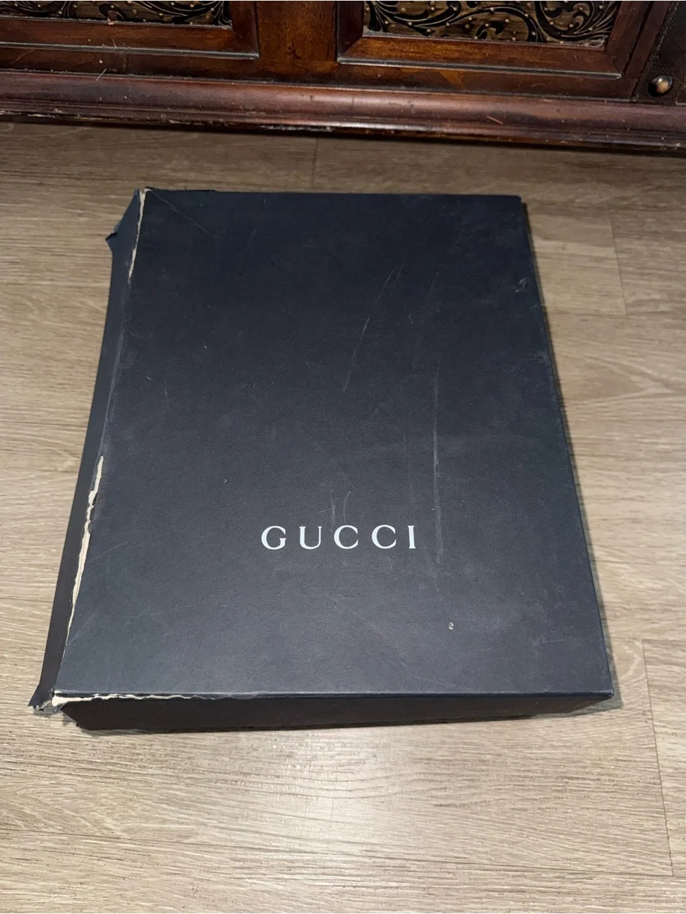 Gucci Black High-Top Logo Canvas Sneakers